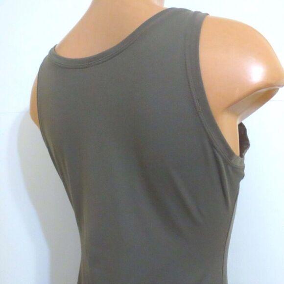Spanx Pebble Grey Suit Yourself Scoop Neck Tank Bodysuit - Picture 7 of 9